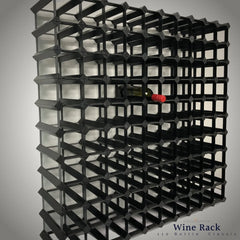 KingsBottle 110 Bottle Timber Wine Rack | 10x10 Configuration WRT110N