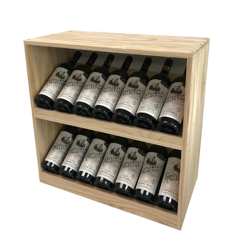 KingsBottle 14 Bottle Display Wine Cube WCD14N15T