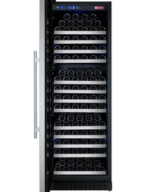 Allavino 177 Bottle Single Zone Left Hinge Stainless Steel FlexCount II Tru-Vino Wine Fridge VSWR177-1SL20