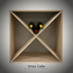 KingsBottle 24 Bottle Compact Cross Wine Cube WCD24N15T