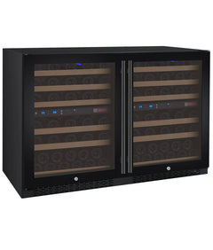 Allavino 112 Bottle Four Zone Black FlexCount II Tru-Vino Wine Fridge 2X-VSWR56-2B20