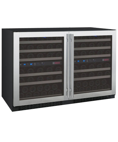 Allavino 112 Bottle Four Zone Stainless Steel FlexCount II Tru-Vino Wine Fridge 2X-VSWR56-2S20