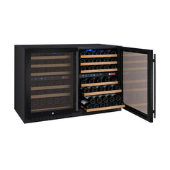 Allavino 112 Bottle Four Zone Black FlexCount II Tru-Vino Wine Fridge 2X-VSWR56-2B20