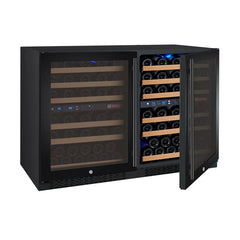 Allavino 112 Bottle Four Zone Black FlexCount II Tru-Vino Wine Fridge 2X-VSWR56-2B20