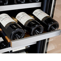 Allavino 30 Bottle/88 Can Dual Zone FlexCount II Tru-Vino 1.0 Amps Wine and Beverage Fridge VSWB30-2SF20