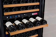 Allavino 112 Bottle Three Zone Black FlexCount II Tru-Vino Wine Refrigerator 3Z-VSWR5656-B20