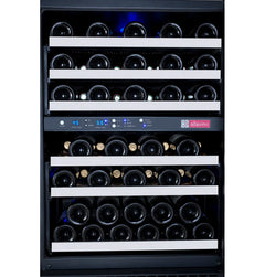 Allavino 112 Bottle Four Zone Stainless Steel FlexCount II Tru-Vino Wine Fridge 2X-VSWR56-2S20