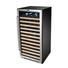 Whynter - 24" 100-Bottle Single-Zone Wine Cooler w/ Rack & LED Display (BWR-1002SD)