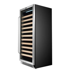 Whynter - 24" 100-Bottle Single-Zone Wine Cooler w/ Rack & LED Display (BWR-1002SD)