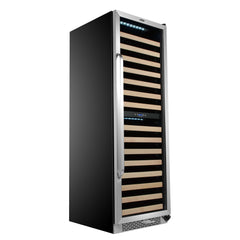 Whynter - 24" 164-Bottle Dual-Zone Stainless Steel Wine Cooler (BWR-1642DZ)