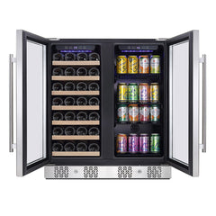 Empava 33 Bottle Dual Zone Wine & Beverage Cooler EMPV-BR04D