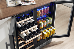 Empava 33 Bottle Dual Zone Wine & Beverage Cooler EMPV-BR04D