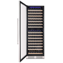 Empava 70" Tall 160 Bottle Dual Zone Wine Cooler EMPV-WC08D