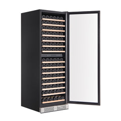 Empava 70" Tall 160 Bottle Dual Zone Wine Cooler EMPV-WC08D