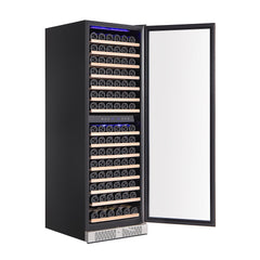 Empava 70" Tall 160 Bottle Dual Zone Wine Cooler EMPV-WC08D