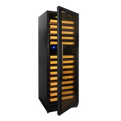 KingsBottle - 24" 164-Bottle Dual-Zone Built-in/Freestanding Glass Door Wine Cooler (KBU170DX)