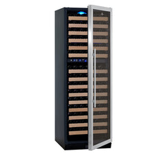 KingsBottle - 24" 164-Bottle Dual-Zone Built-in/Freestanding Glass Door Wine Cooler (KBU170DX)