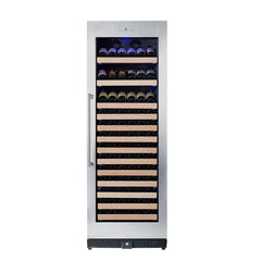 KingsBottle - 24" 166-Bottle Built-in/Freestanding Single Zone Wine Cooler (KBU170WX)