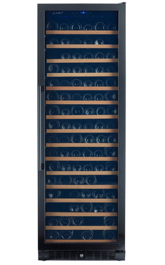 Smith & Hanks - 24" 166 Bottle Single Zone Black Stainless Steel Wine Cooler (RE55003)