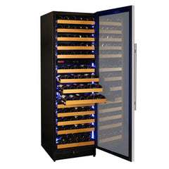 Allavino Reserva 154 Bottle Dual Zone Right Hinge Stainless Steel Built-In Wine Refrigerator VSW15471D-2SR