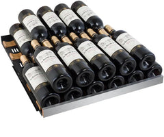 Allavino 121 Bottle Dual Zone Right Hinge Stainless Steel FlexCount II Tru-Vino Wine Fridge VSWR121-2SR20