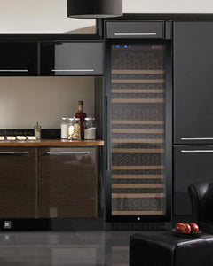 Allavino 177 Bottle Right Hinge Single Zone Black FlexCount II Tru-Vino Wine Fridge VSWR177-1BR20