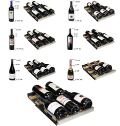 Allavino 30 Bottle/88 Can Dual Zone FlexCount II Tru-Vino 1.0 Amps Wine and Beverage Fridge VSWB30-2SF20