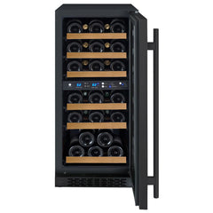 Allavino 30 Bottle Dual Zone Black FlexCount II Tru-Vino Wine Fridge VSWR30-2BR20