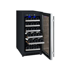 Allavino 15" 30 Bottle Single Zone Right Hinge Wide FlexCount II Tru-Vino Wine Refrigerator  VSWR30-1SR20