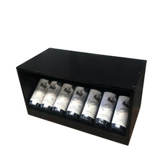 KingsBottle 7 Bottle Display Wine Cube WCD07N15T