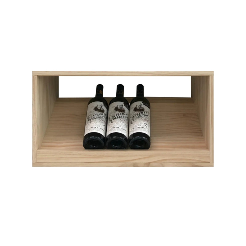 KingsBottle 7 Bottle Display Wine Cube WCD07N15T