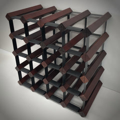 KingsBottle 20 Bottle Timber Wine Rack | 4x4 Configuration WRT020N