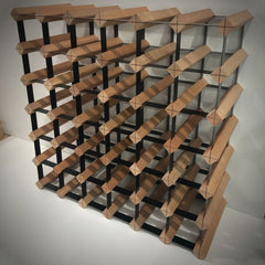 KingsBottle 42 Bottle Timber Wine Rack | 6x6 Configuration WRT042N