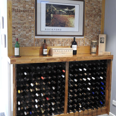 KingsBottle 25 Bottle Diamond Cube Wine Rack WCD25N15T