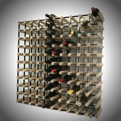 KingsBottle 110 Bottle Timber Wine Rack | 10x10 Configuration WRT110N