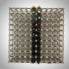 KingsBottle 120 Bottle Timber Wine Rack | 10x11 Configuration WRT120N