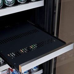 Allavino 30 Bottle/88 Can Three Zone Stainless Steel FlexCount II Tru-Vino Beverage/Wine Fridge 3Z-VSWB15-3S20