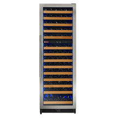 Allavino Reserva 154 Bottle Dual Zone Right Hinge Stainless Steel Built-In Wine Refrigerator VSW15471D-2SR