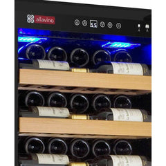 Allavino 99 Bottle Single Zone Right Hinge Stainless Steel Vite II Tru-Vino Wine Fridge YHWR115-1SR20