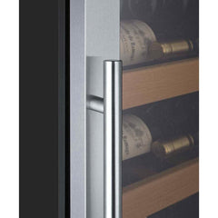 Allavino 99 Bottle Single Zone Right Hinge Stainless Steel Vite II Tru-Vino Wine Fridge YHWR115-1SR20