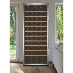 Allavino 305 Bottle Single Zone Left Hinge Stainless Steel Vite II Tru-Vino Wine Fridge YHWR305-1SL20