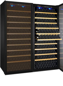 Allavino 554 Bottle Dual Zone Black Vite II Tru-Vino Wine Fridge 2X-YHWR305-1B20