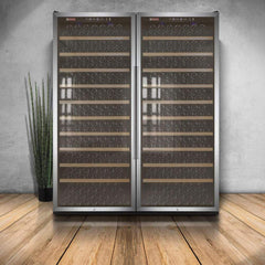 Allavino 554 Bottle Dual Zone Stainless Steel Vite II Tru-Vino Wine Fridge 2X-YHWR305-1S20