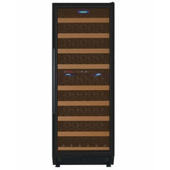 Allavino 99 Bottle Dual Zone Right Hinge Black Vite II Tru-Vino Wine Fridge YHWR99-2BR20