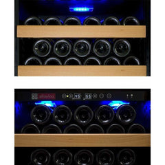 Allavino 99 Bottle Dual Zone Right Hinge Black Vite II Tru-Vino Wine Fridge YHWR99-2BR20