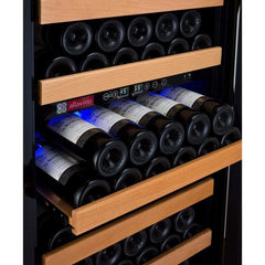 Allavino 99 Bottle Dual Zone Right Hinge Black Vite II Tru-Vino Wine Fridge YHWR99-2BR20