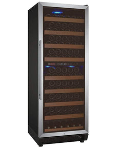 Allavino 99 Bottle Dual Zone Right Hinge Stainless Steel Vite II Tru-Vino Wine Fridge YHWR99-2SR20