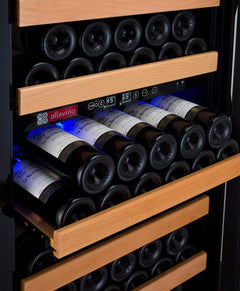 Allavino 99 Bottle Dual Zone Right Hinge Stainless Steel Vite II Tru-Vino Wine Fridge YHWR99-2SR20