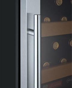 Allavino 99 Bottle Dual Zone Right Hinge Stainless Steel Vite II Tru-Vino Wine Fridge YHWR99-2SR20