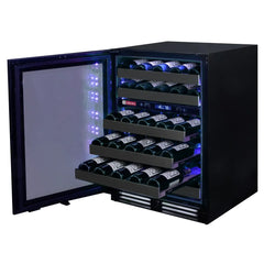 Allavino 50 Bottle Dual Zone Left Hinge Reserva Wine Refrigerator BDW5034D-2BSL